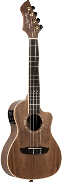 Ortega Horizon Series Concert Ukulele 4 String - open pore solid walnut + gigbag included