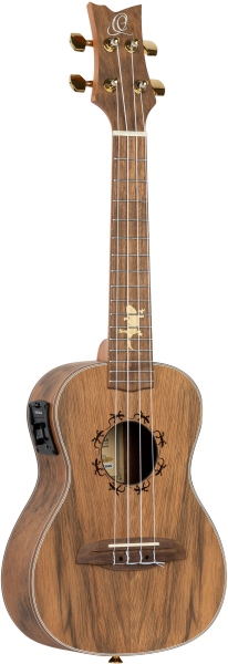 Ortega Ukulele Lizard Series Concert inclusive Gigbag - Natural Paldao