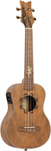 Ortega Ukulele Lizard Series Tenor inclusive Gigbag - Natural Paldao