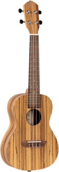 Ortega Ukulele Timber Concert + Gigbag Natural Zebrawood RFU11Z