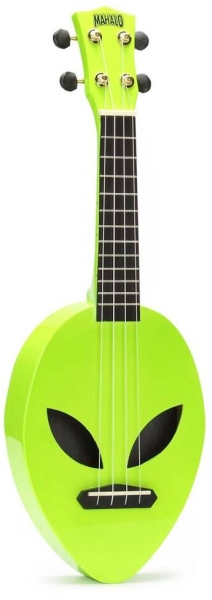 Mahalo Creative Series Soprano Uke - Alien (Neon Green)