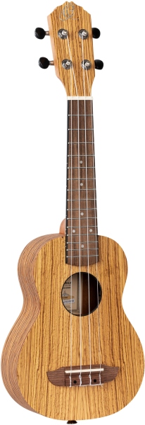 Ortega Ukulele Timber Series Soprano inclusive Gigbag - Natural Zebrawood