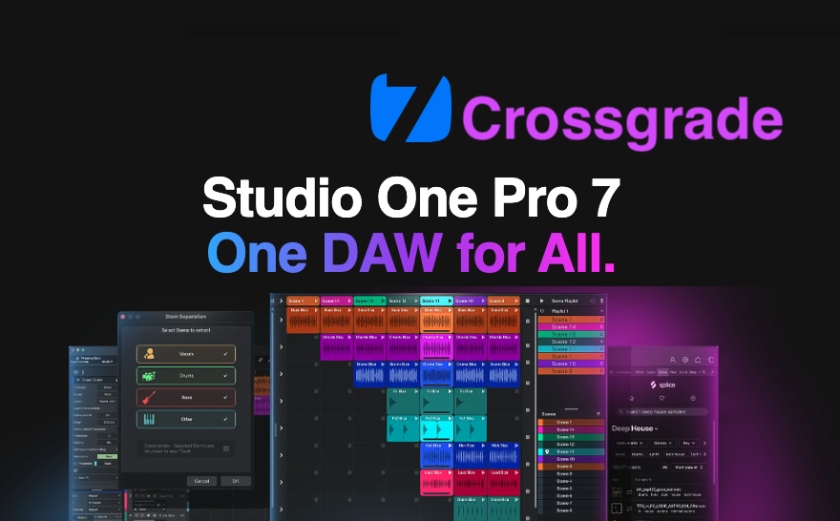 Presonus Studio One Pro 7 Crossgrade Perpetual License