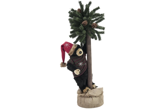 Urs Europalms Christmas bear, with fir, 105cm