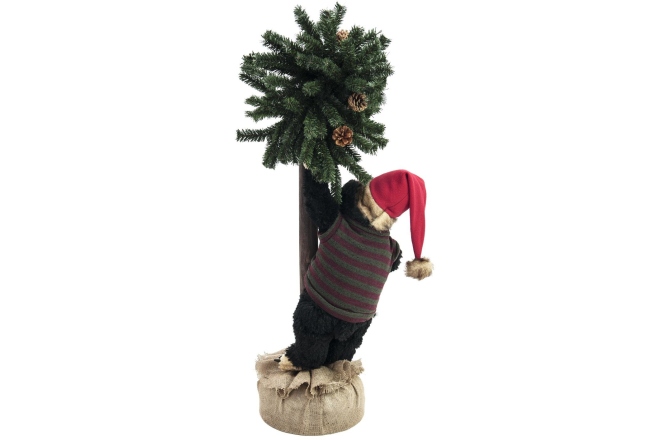 Urs Europalms Christmas bear, with fir, 105cm