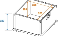 Valiză DJ Roadinger Record Case Pro ALU 50/50, 100LPs
