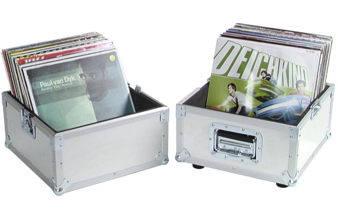 Valiză DJ Roadinger Record Case Pro ALU 50/50, 100LPs