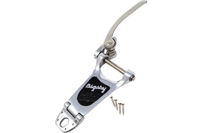 Vibrato Kit Bigsby B3LH Vibrato Tailpiece Left-Hand Polished Aluminum