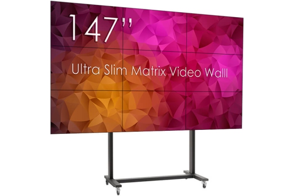 cu baza mobila, 9 Display-uri SWEDX UMX-49K8-1 si Controller / Matrice MXB29VM cu baza mobila, 9 Display-uri SWEDX UMX-49K8-1 si Controller / Matrice MXB29VM