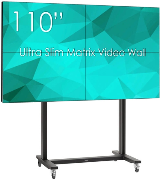 Vogels 2x2 mobil si 4 Display-uri SWEDX UMX-55K8-01, bezel 3,5mm