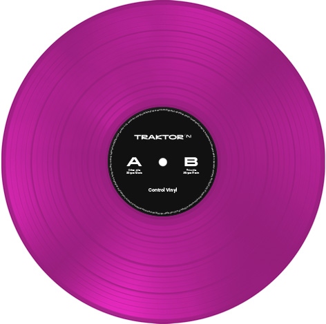 Native Instruments Traktor Control Vinyl Neon Pink Transparent