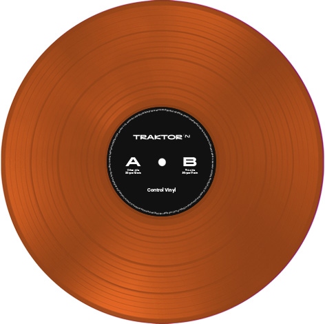 Native Instruments Traktor Control Vinyl Orange Transparent