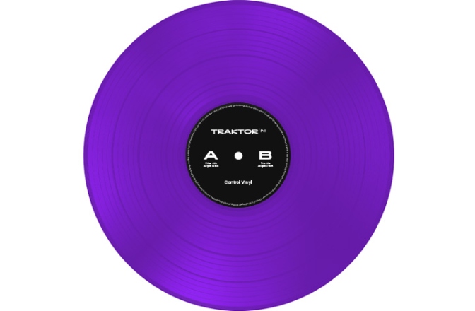 Vinil de control Native Instruments Traktor Control Vinyl Purple