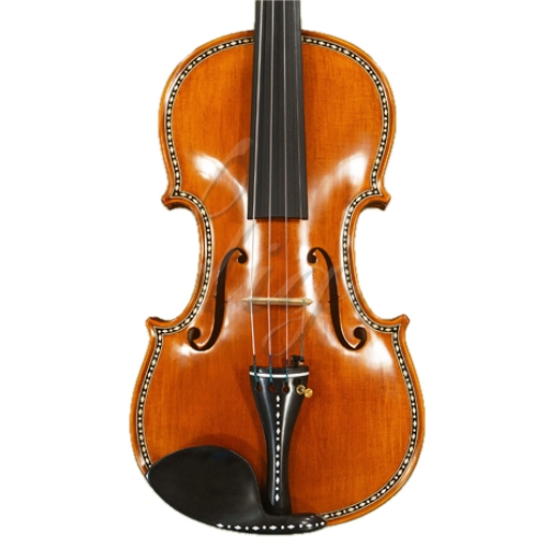 Gliga 4/4 Gliga Special (maestru), spate intreg, intarsie os si abanos - Copie