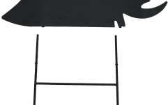 Vrăjitoare Europalms Silhouette Metal Witch with Broom, 150cm