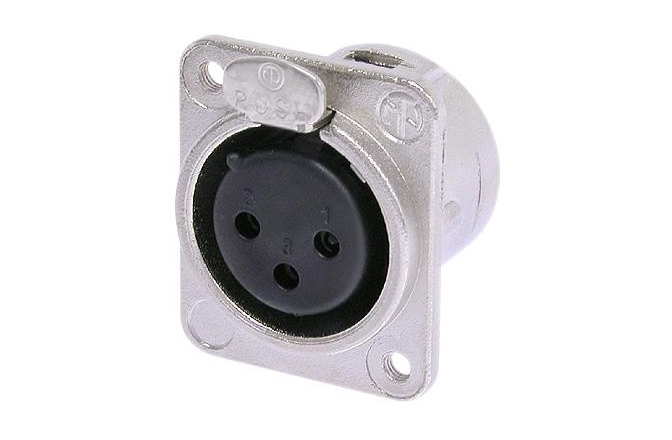 XLR Mama Panou Neutrik NC3 FDM3-L-1