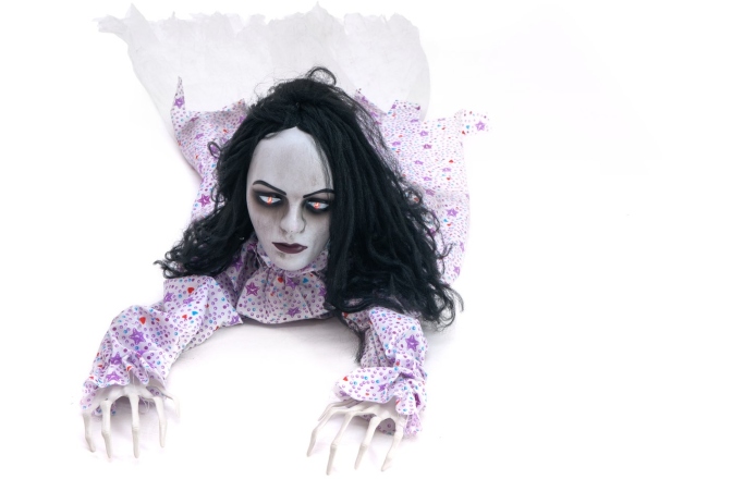 Zombi care se târăște, figurină. Europalms Halloween figure Crawling Girl, 150cm