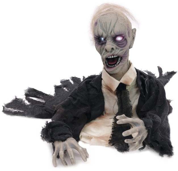 Europalms Halloween Zombie, animated 43cm