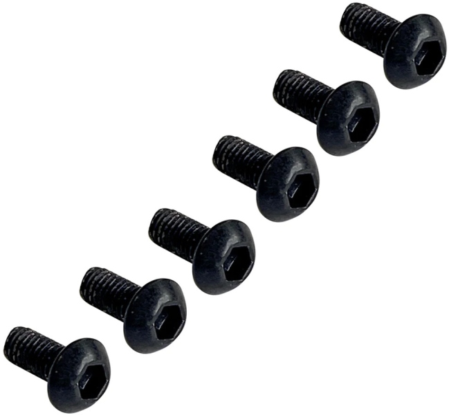 Floyd Rose FRP1SMSB - 1000 Series Pro Saddle Mounting Screws - 6 pcs. - Black